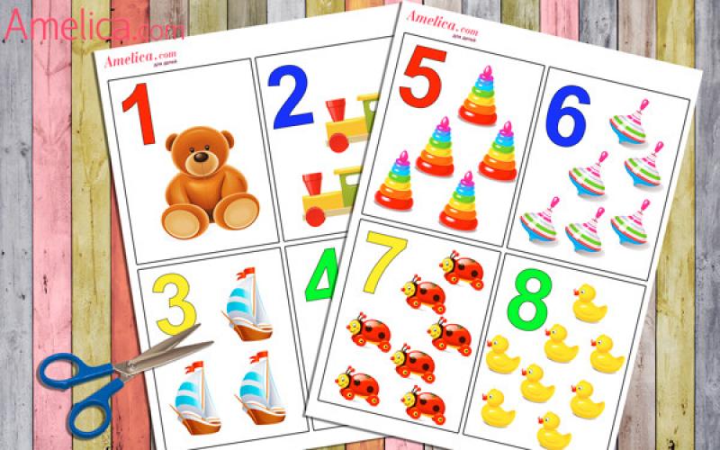 Счет до десяти. Карточки для изучения цифр для детей. Развивающие карточки цифры. Обучающие карточки «цифры». Учим цифры-карточки для дошкольников.